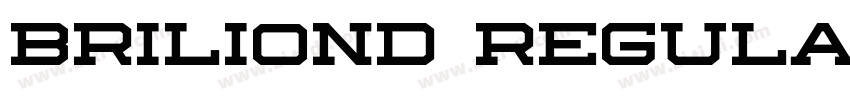Briliond Regular字体转换 Briliond Regular字体转换